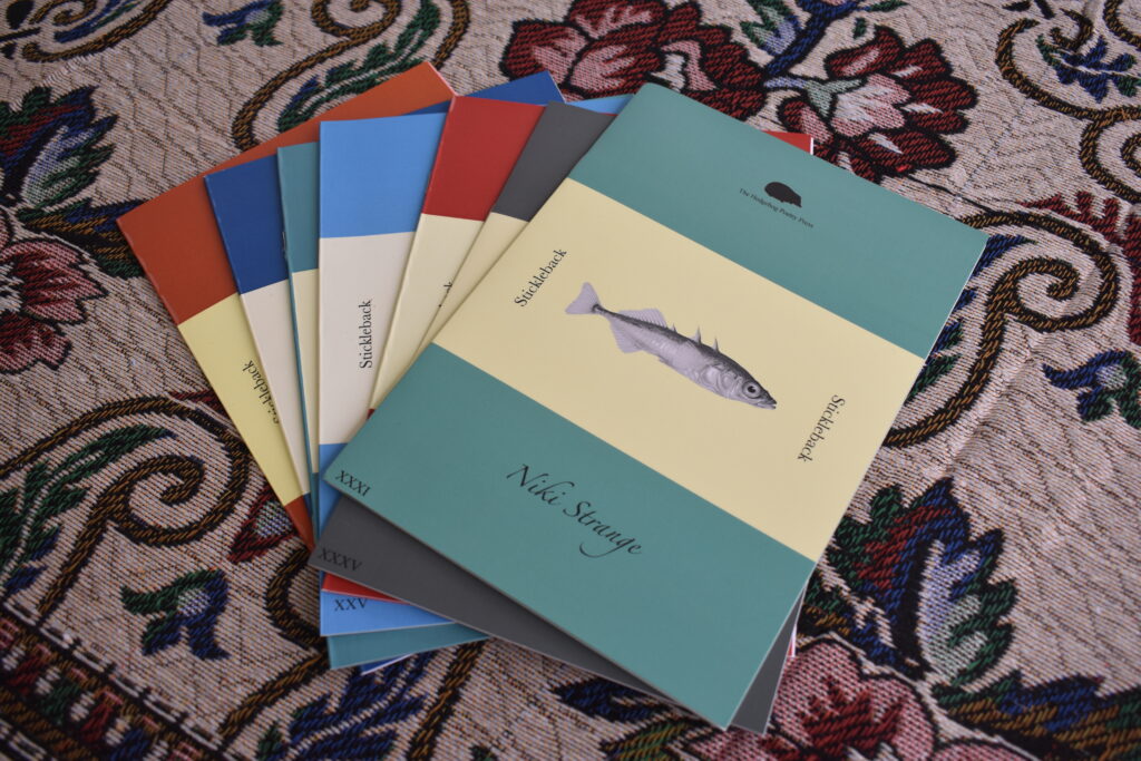 The Stickleback is a bijou pamphlet unique to Hedgehog Poetry Press. I have wanted forever to see my poetry in a Stickleback collection.