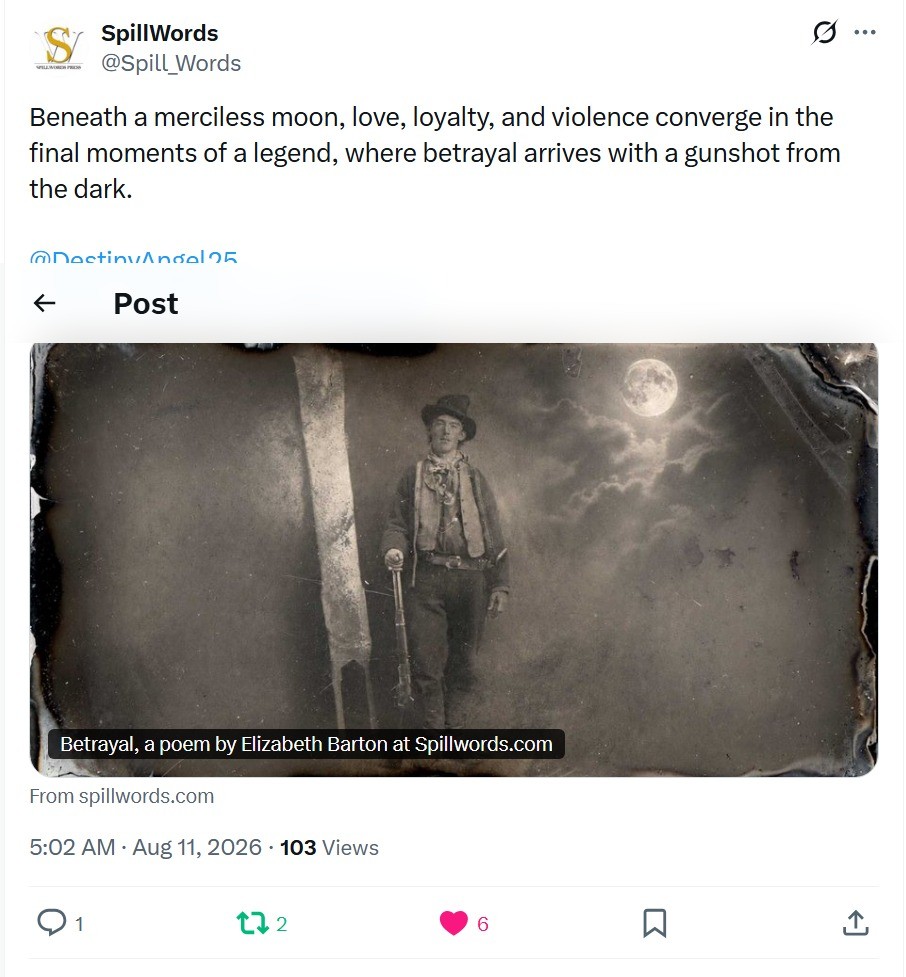 The legend of Billy the Kid, retold beneath a merciless moon, where betrayal arrives with a gunshot from the dark.