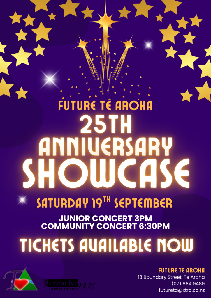 Future Te Aroha celebrates its 25th Anniversary in a showcase of performances.